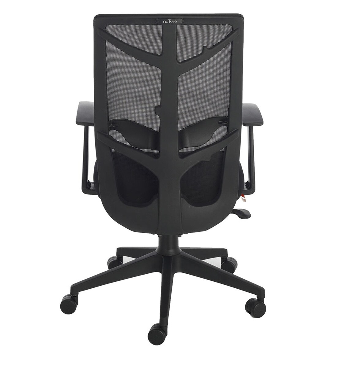 Buy Nature Standard High Back Ergonomic Chair in Black Colour by Durian Online High Back