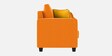 Nabi Fabric 3 Seater Sofa in Vivid Orange Colour