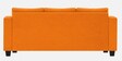 Nabi Fabric 3 Seater Sofa in Vivid Orange Colour