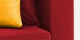Nabi Fabric 3 Seater Sofa in Blood Maroon Colour