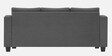 Nabi Fabric 3 Seater Sofa in Charcoal Grey Colour