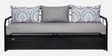 Nairobi  Metal Pull-Out Sofa Cum Bed in Grey Colour with Storage