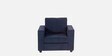 Napper Fabric (2+1+1) Sofa Set In Cobalt Blue Colour