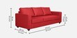 Napper Fabric 3 Seater Sofa In Red Colour