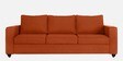 Napper Fabric 3 Seater Sofa In Terracotta Colour