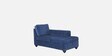 Napper Fabric LHS Sectional Sofa In Cobalt Blue Colour With Ottoman
