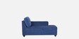 Napper Fabric LHS Sectional Sofa In Cobalt Blue Colour With Ottoman