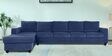 Napper Fabric RHS Sectional Sofa In Cobalt Blue Colour