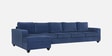 Napper Fabric RHS Sectional Sofa In Cobalt Blue Colour