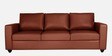 Napper Leatherette Sofa Set In Tan Colour