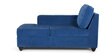 Napper RHS Sectional Sofa With Ottoman In Cobalt Blue Colour