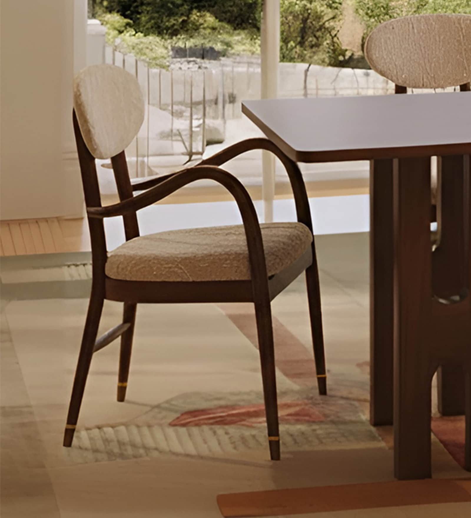 Naaz Dining Chair In Ipiano Finish Naaz Dining Chair In Ipiano Finish