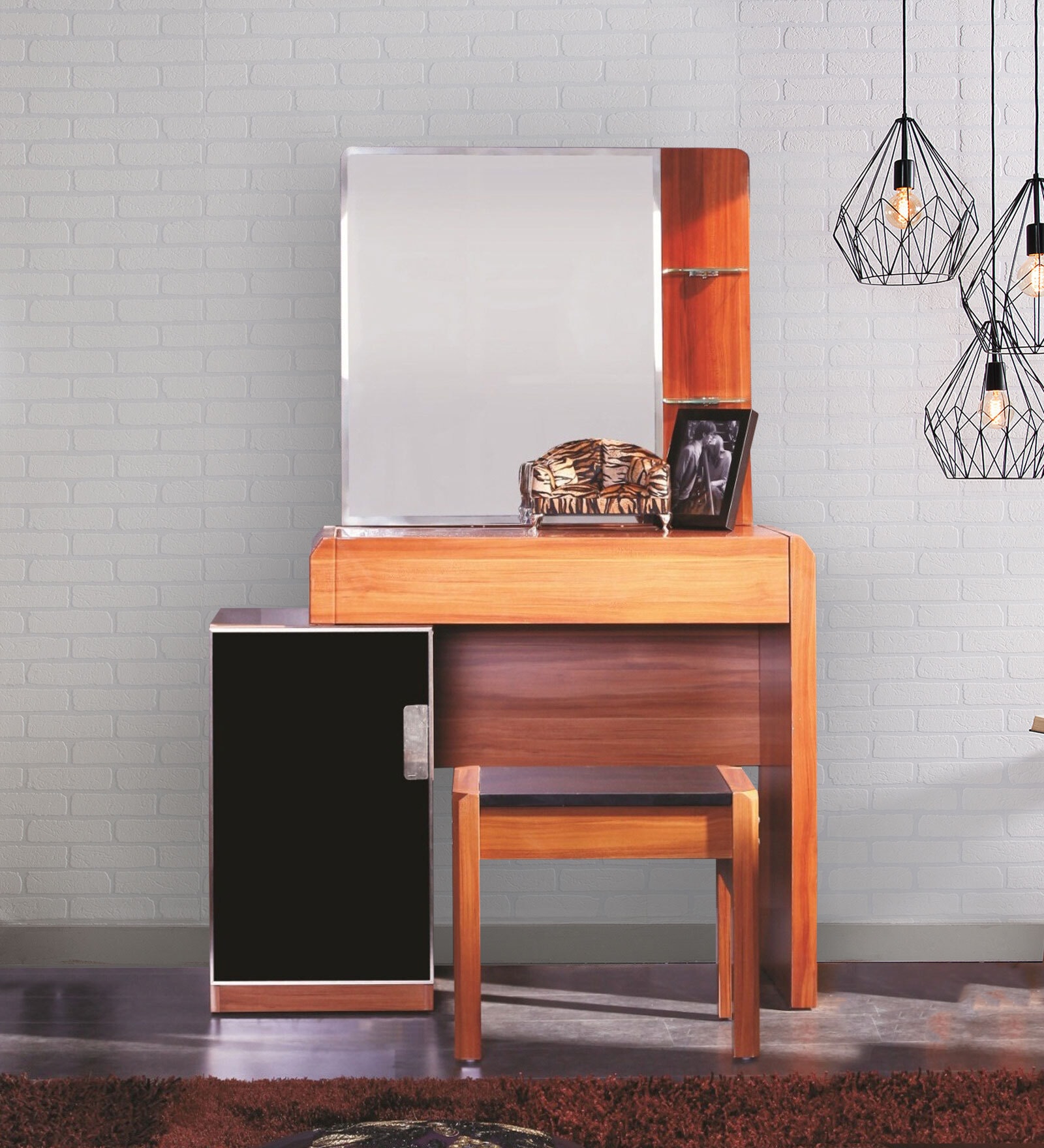 Naples Dressing Cabinet In Brown Colour