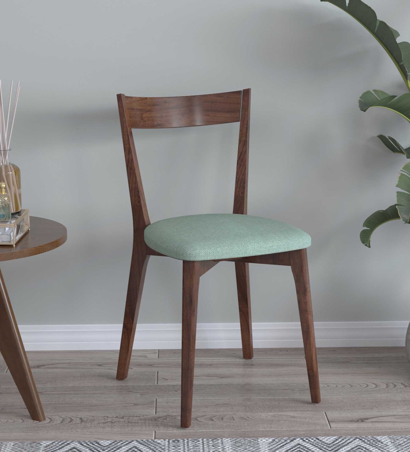 Buy Napoli Solid Wood Dining Chair in Green Colour Set of 2 at 25% OFF ...