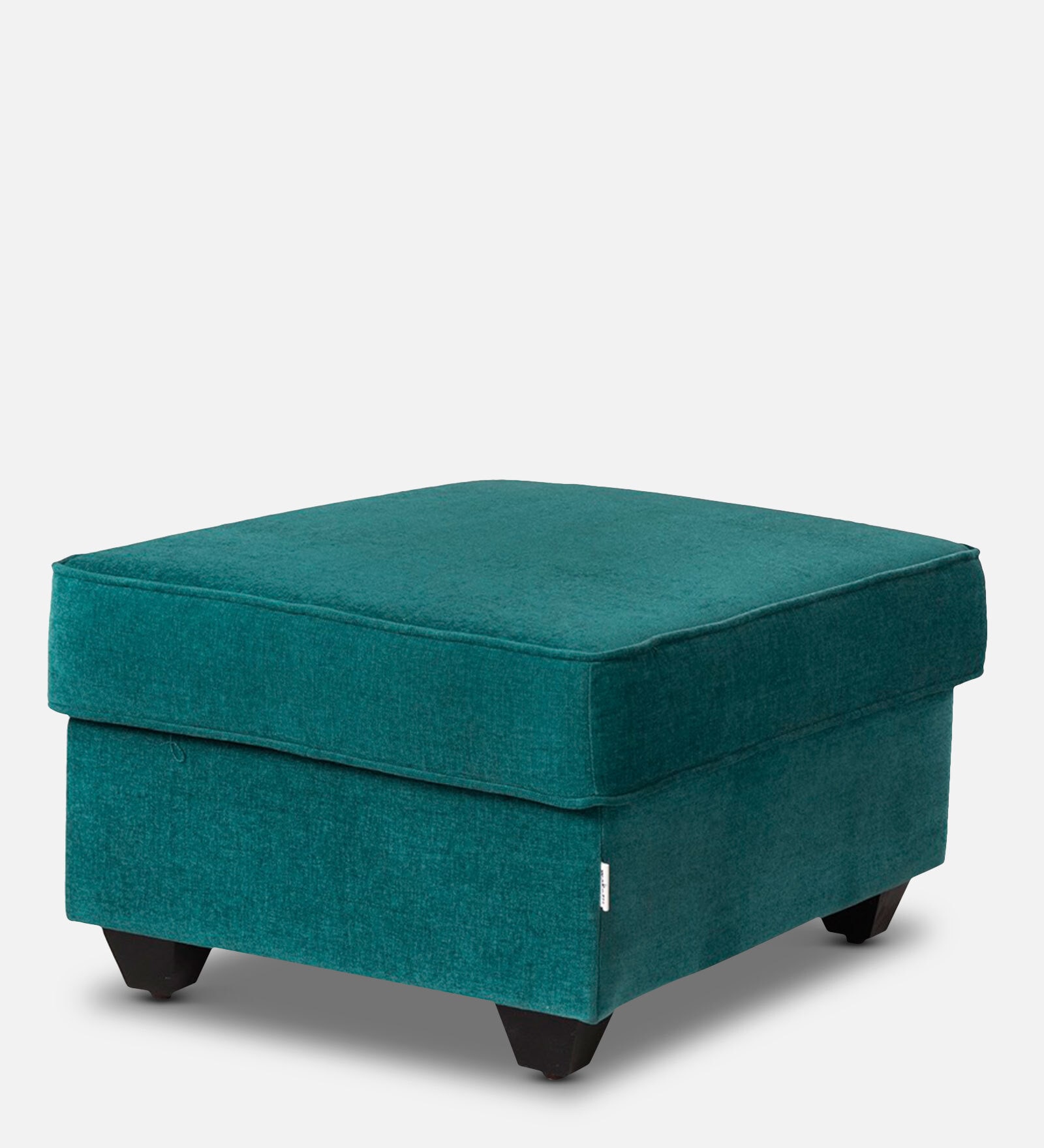 Napper Fabric Ottoman in Malibu Green Colour