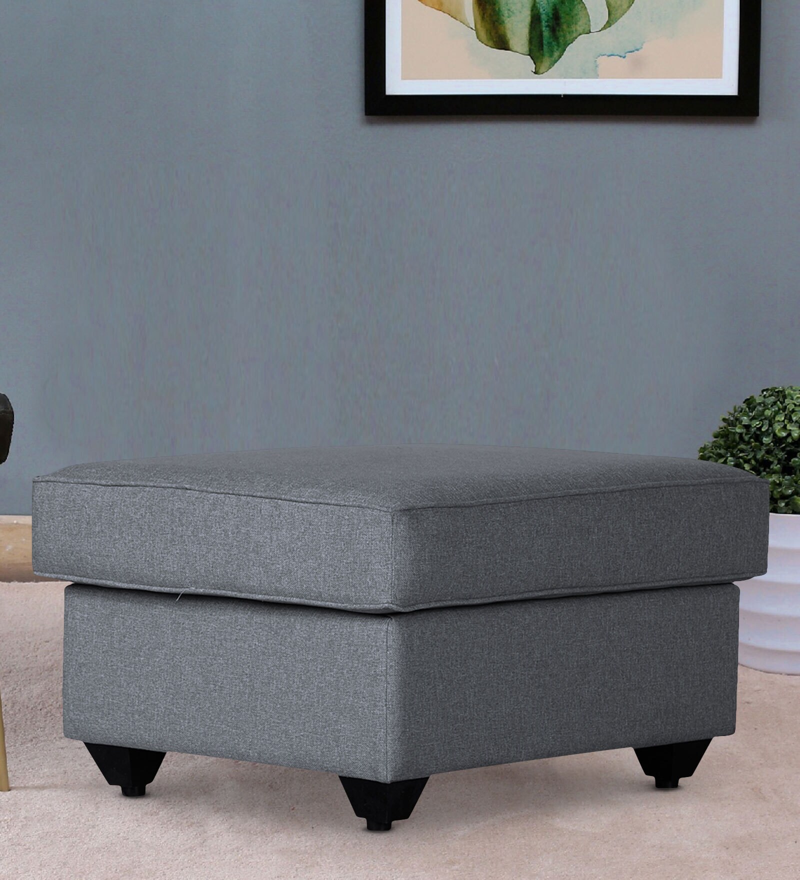 Napper Seating Stool in Omega Blue Colour