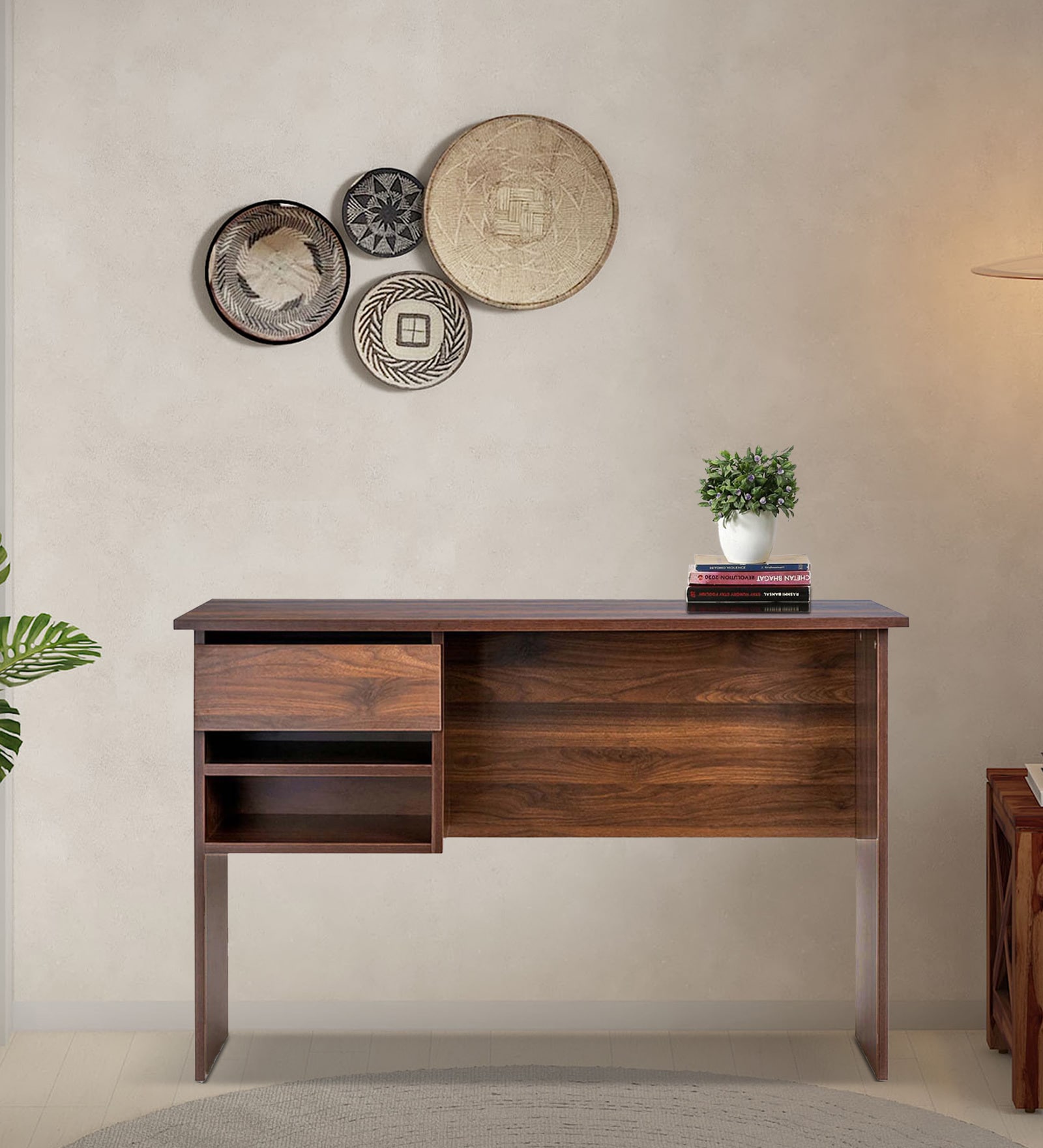 Nash Study Table in Columbian Walnut Finish