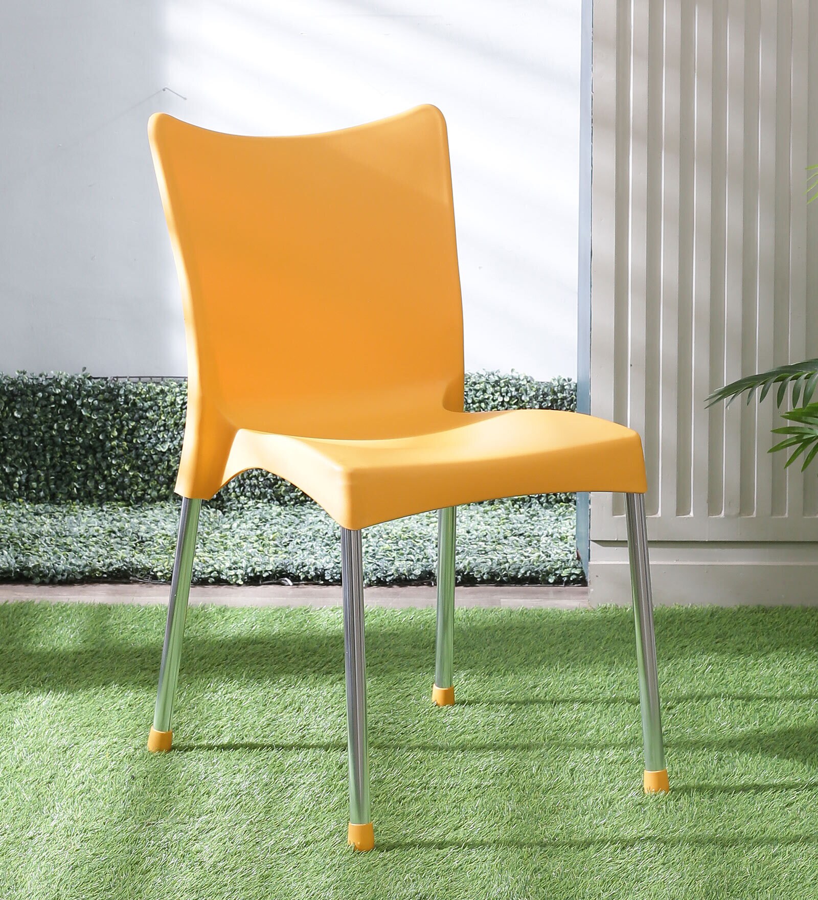 National Plastic Chair in Orange Colour National Plastic Chair in Orange Colour