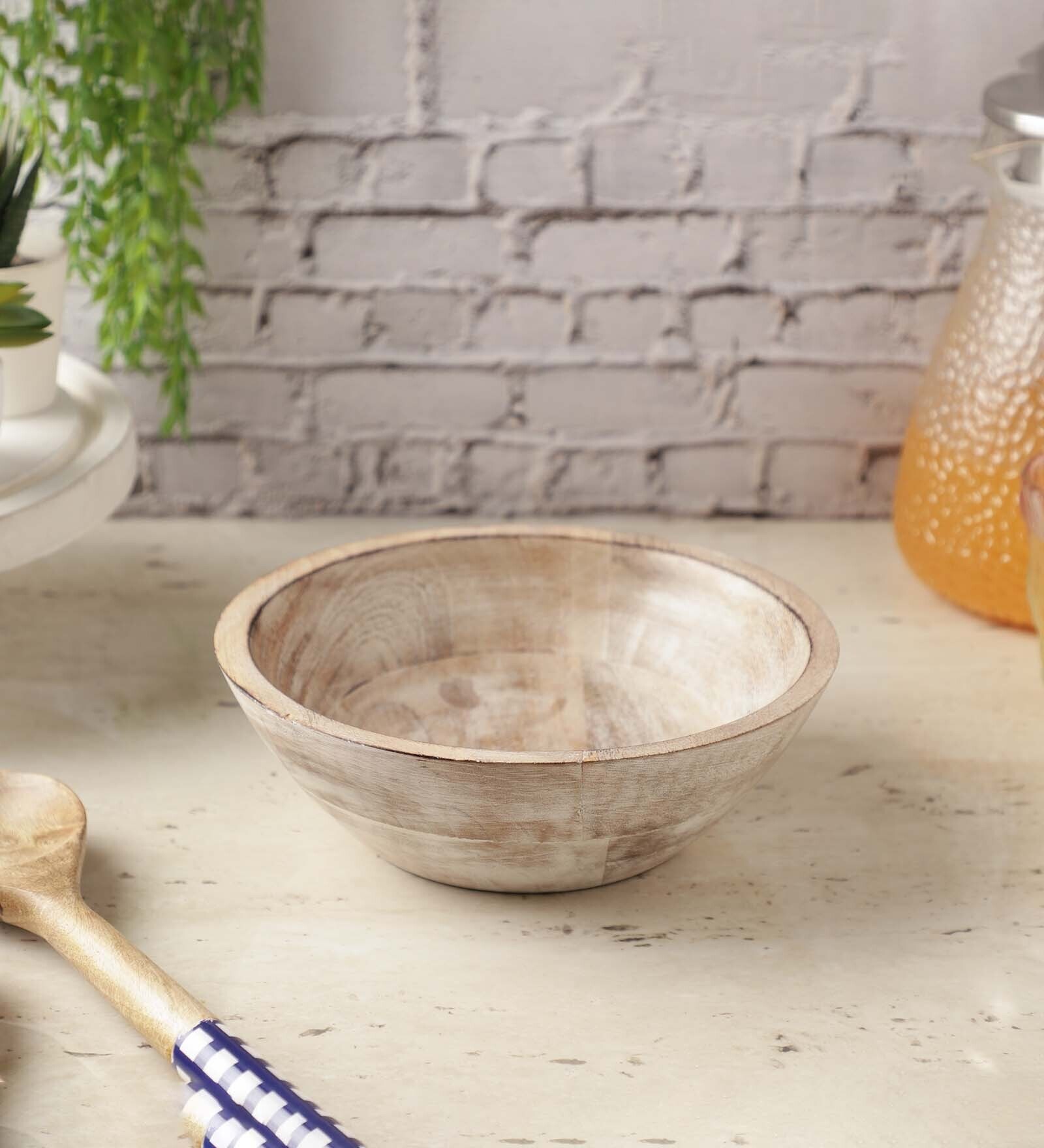 Natural 280ml Brown MDF Serving Bowl