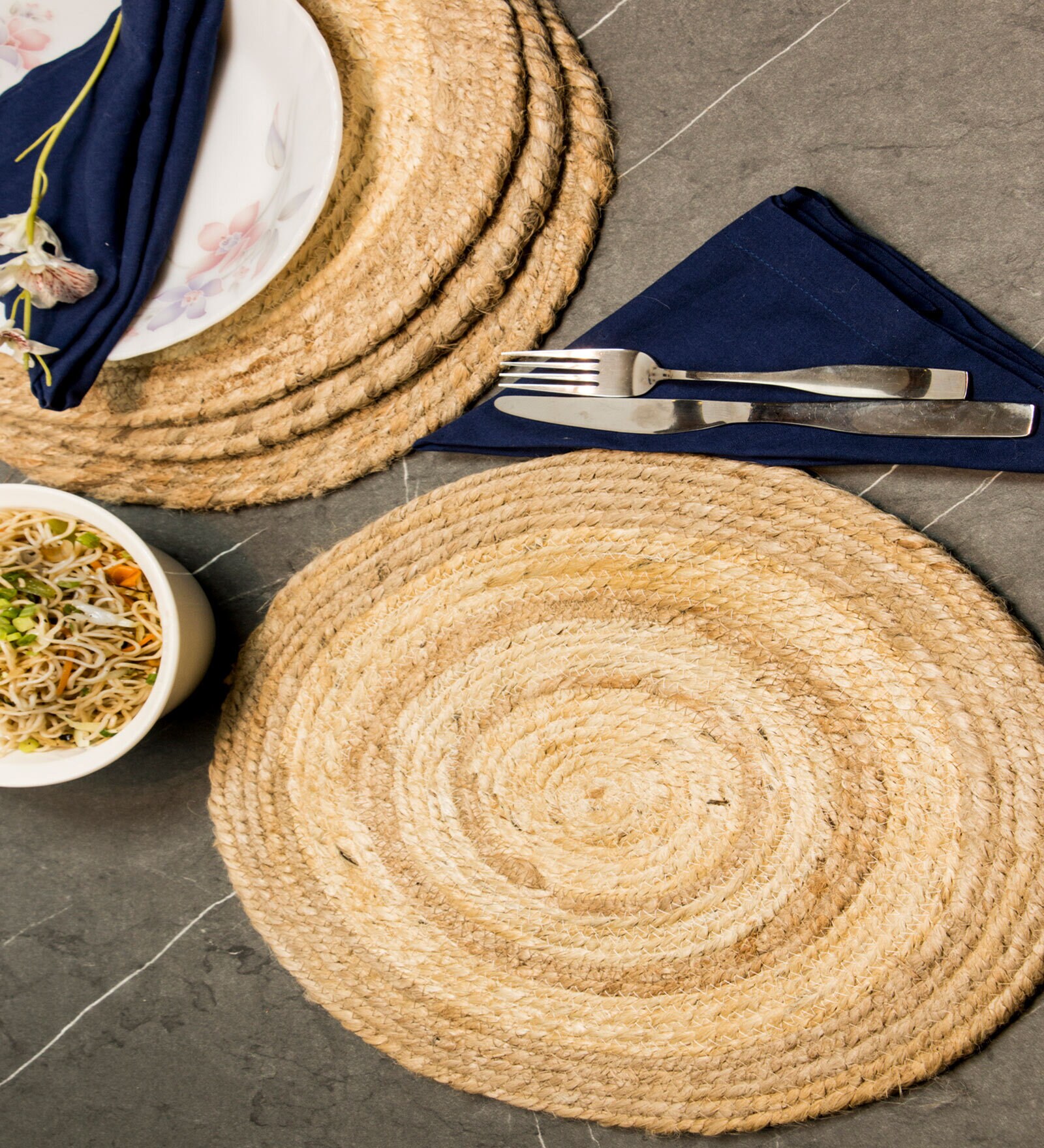 Natural Brown Jute (Set of 6) Placemat