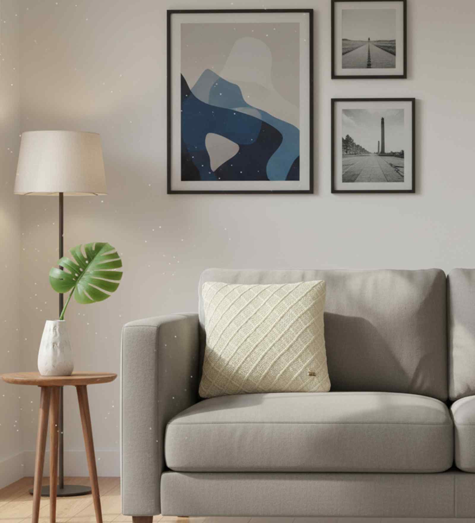 Natural Cotton 16 X 16 Inches Cushion Cover