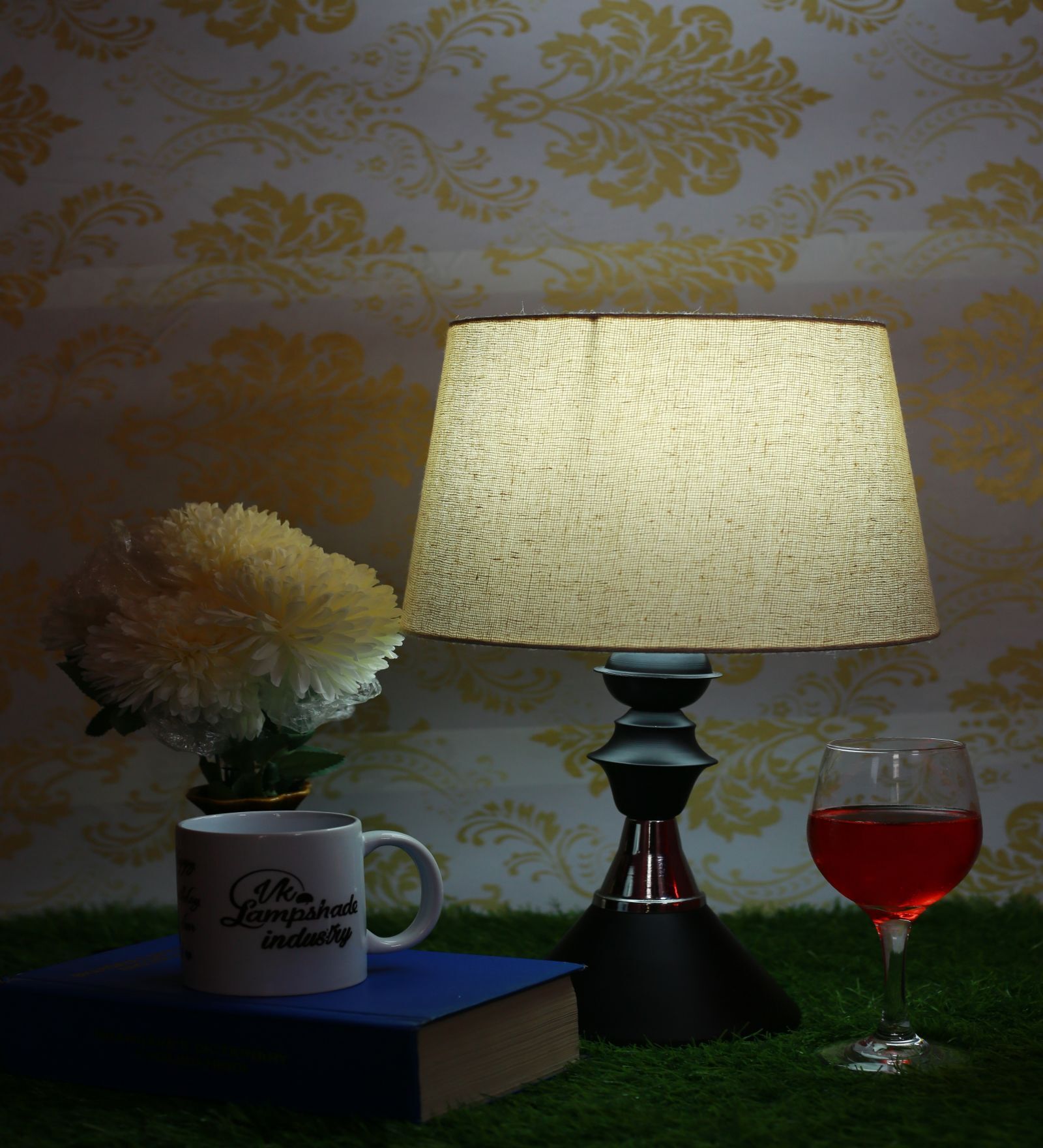 Natural Jute Being Taper Lampshade