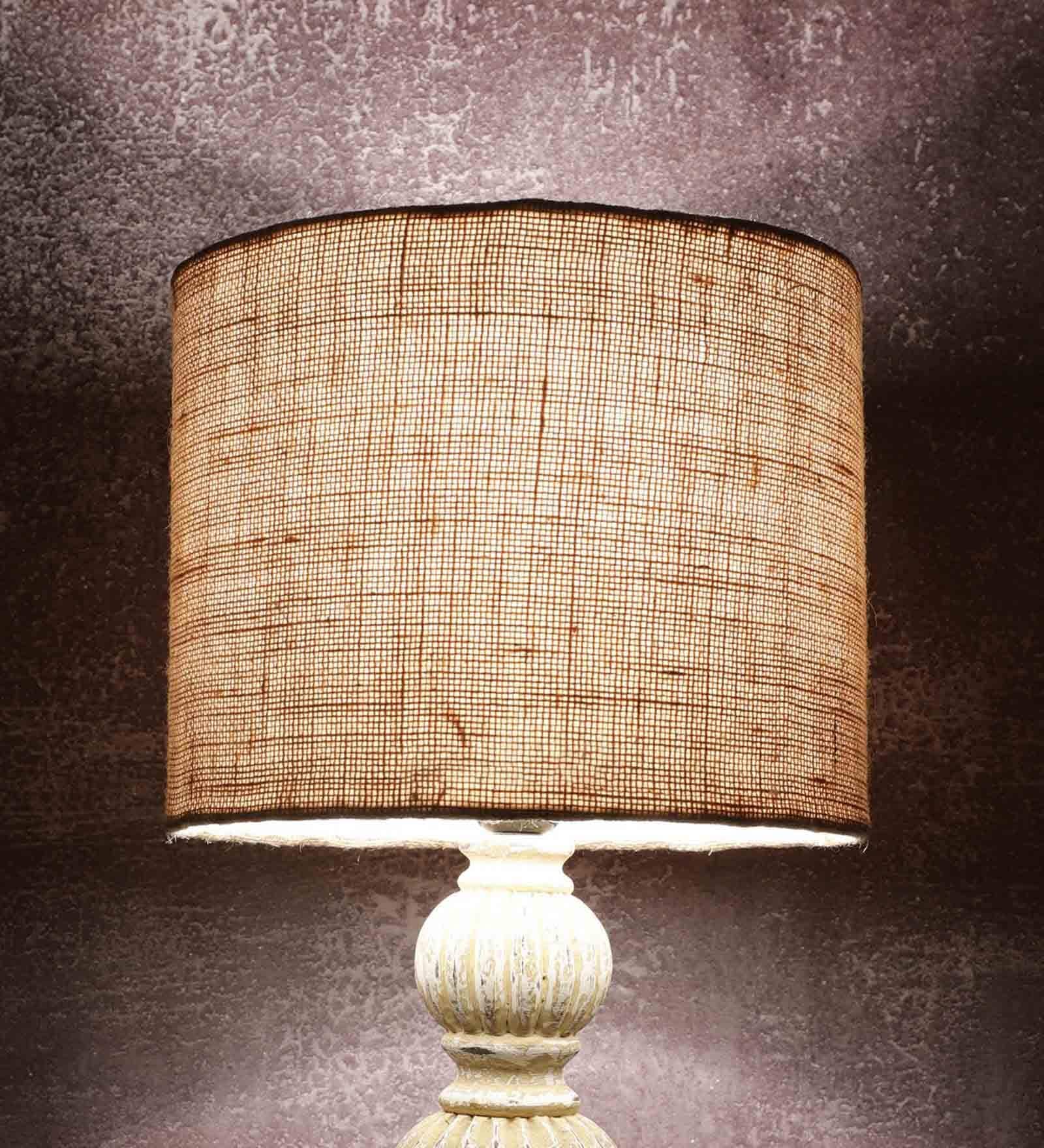 Cumberland Brown Cotton Fabric Solid Lampshade
