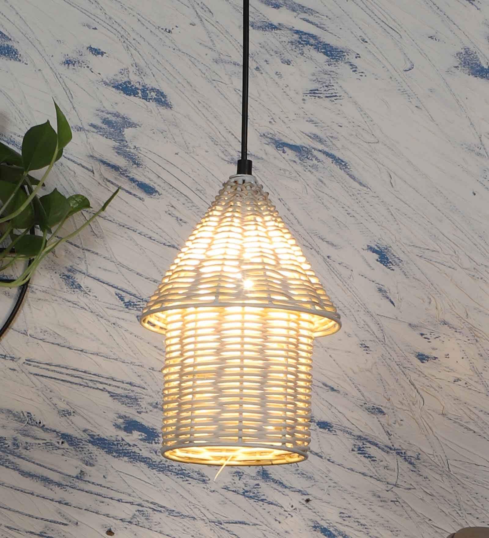 Natural Novelty Hanging Lights With  Plug Type E-14