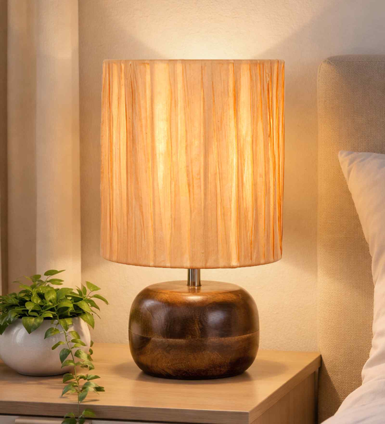 Natural Weave Rope Table Lamp