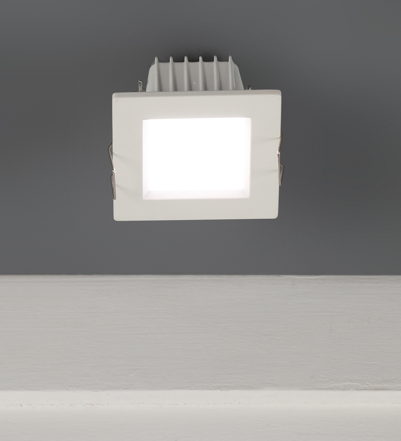 Natural White 8 Watts LED Aluminium Square Panel Down Light