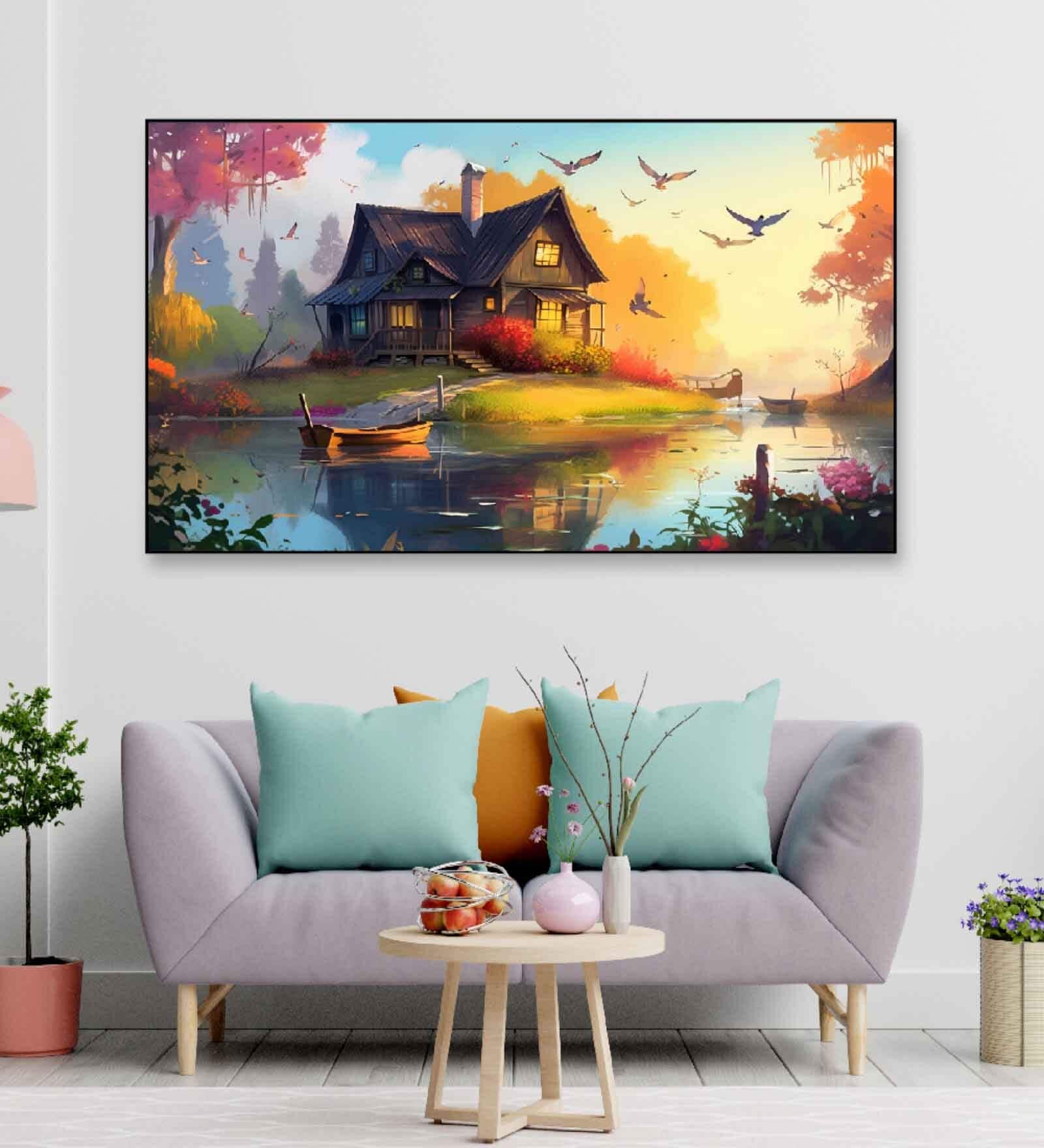 Nature Multicolour Canvas Art Print