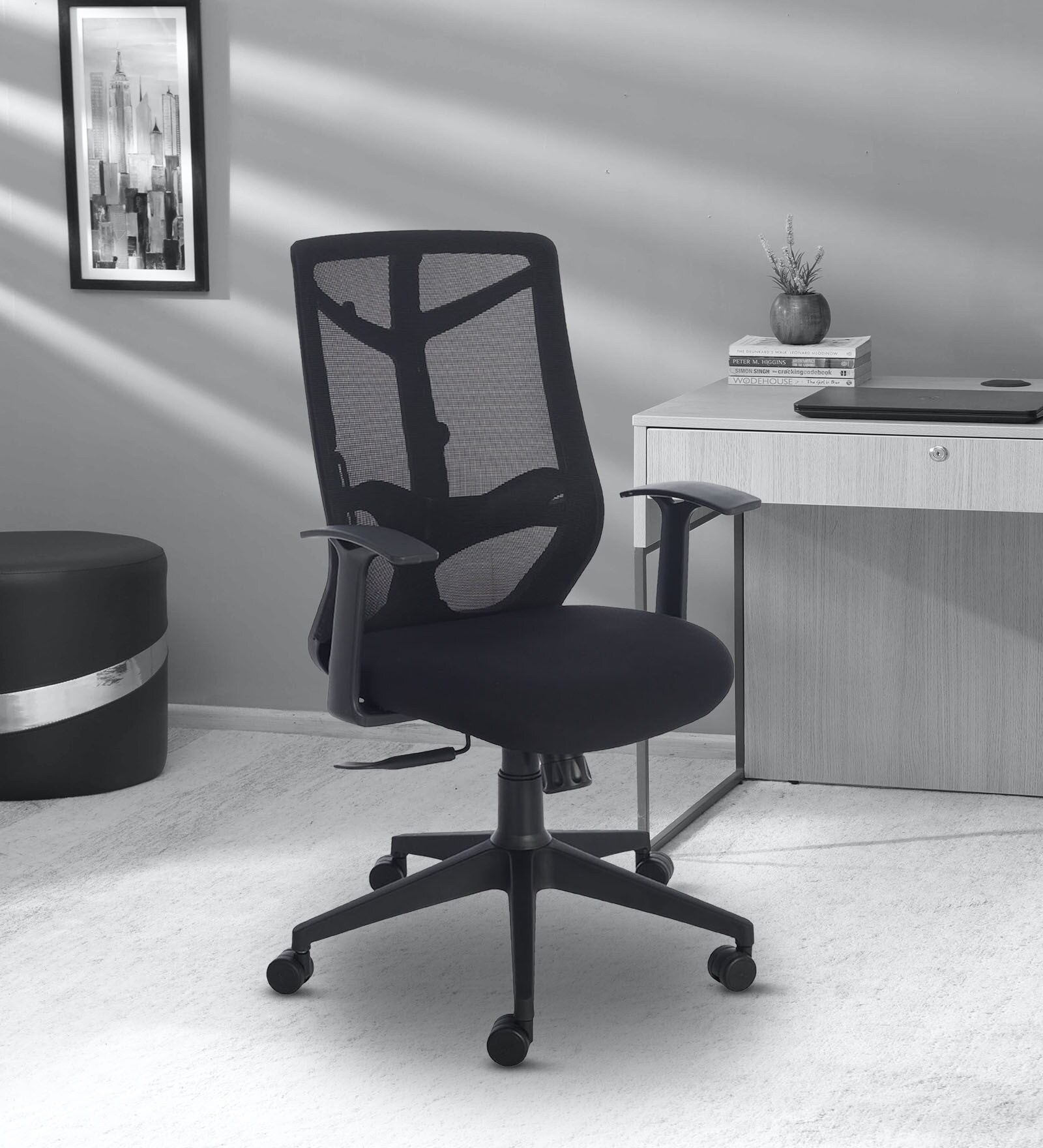 Buy Nature Breathable Mesh Ergonomic Chairs in Black Colour at 100 OFF by Durian Pepperfry