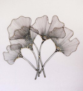 Buy Silver Metal Decorative Wall Art By Craftter Online Floral