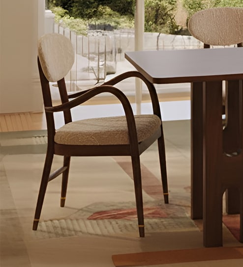 Naaz Dining Chair In Ipiano Finish