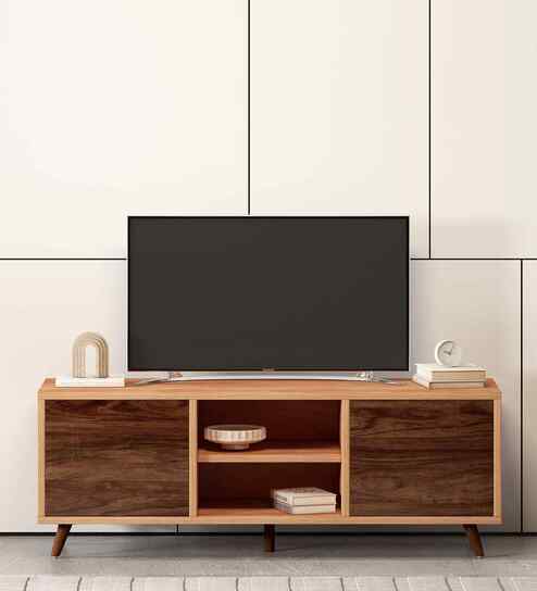 Nadia TV Units & Media Units In Brown Finish