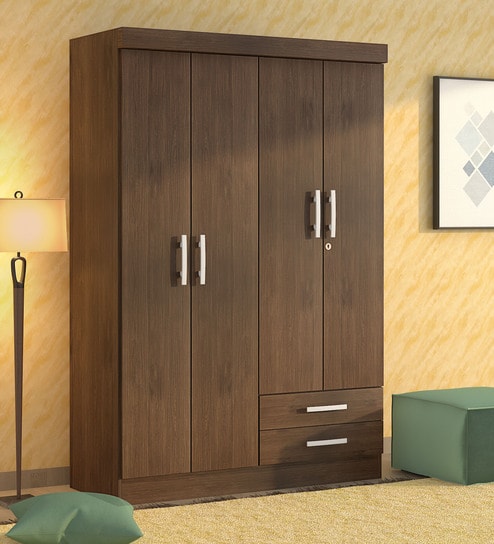 Buy Naotsune 4 Door Wardrobe With 2 Drawers By Mintwud Online 4