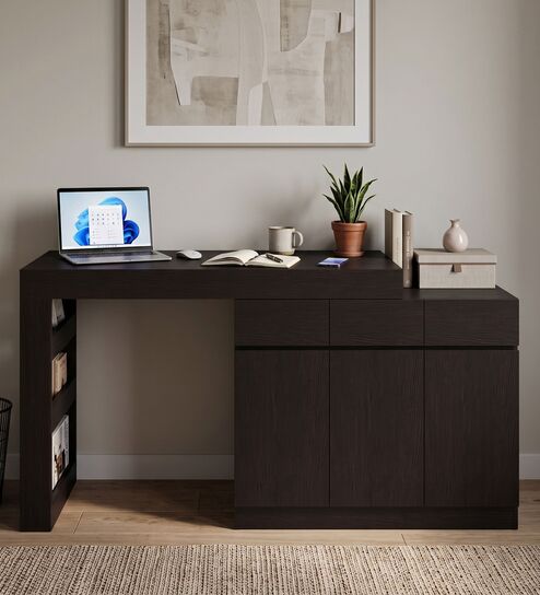 Natura Study Table in Wenge Finish