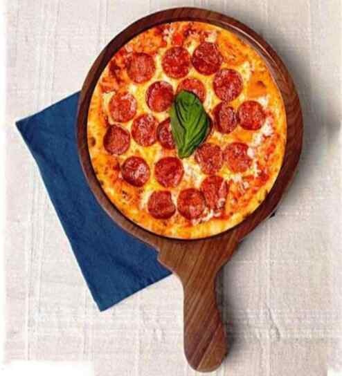 Natural Rose Wood Pizza Serving Platter