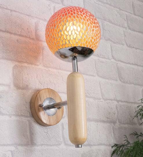 Brescia Natural Wood Wall Sconces