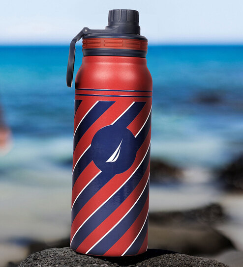 750ML Red Triple Layer Bottle Insulated Thermos/Flask For Fitness And Sports (Fender) Austin