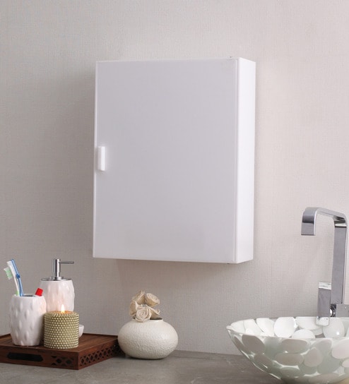 Buy Acrylic White 4 Compartment Bathroom Cabinet L 14 W 4 H