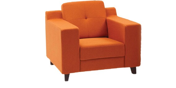 Buy Napoli 2 1  Sofa  Set in Orange  Colour by HOF Online 