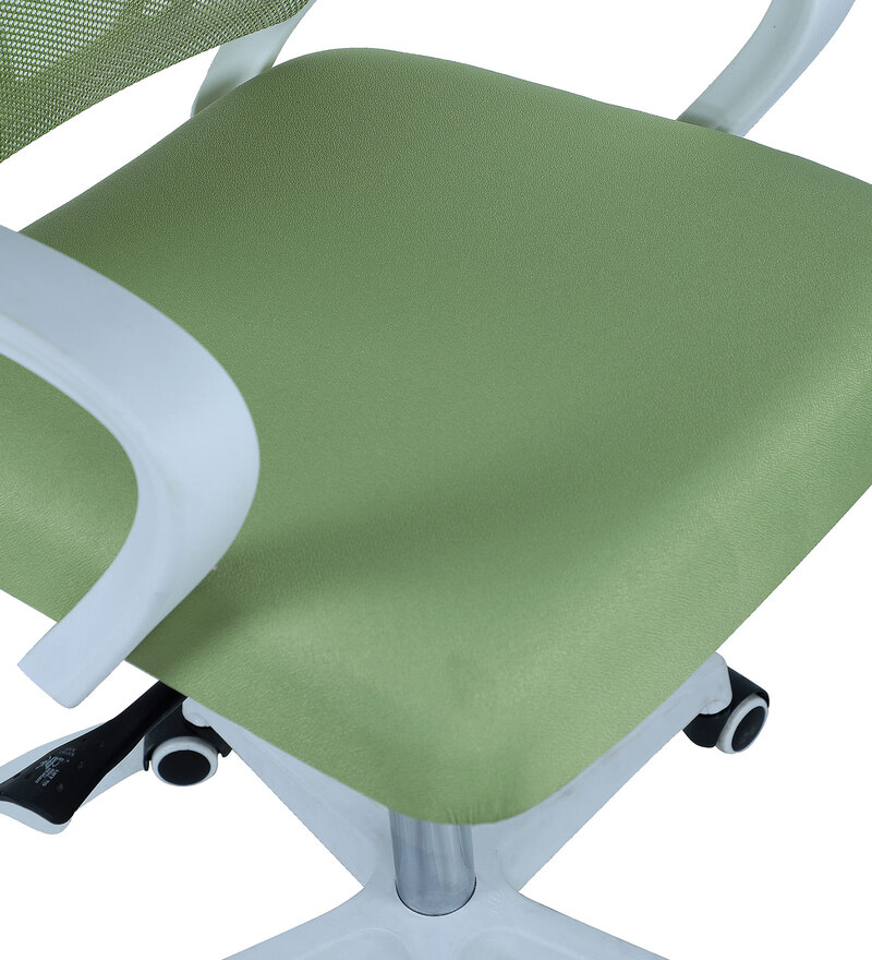 Buy Namiko Breathable Mesh Ergonomic Chair in Green Colour by