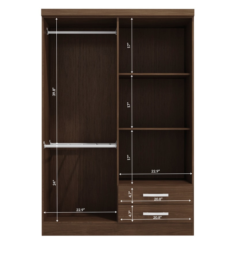 Buy Naotsune 4 Door Wardrobe With 2 Drawers By Mintwud Online 4