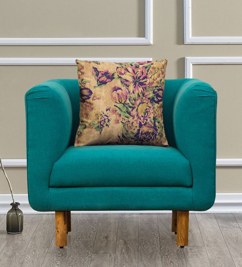 Buy Napier One Seater Sofa In Green Colour By Peachtree Online One