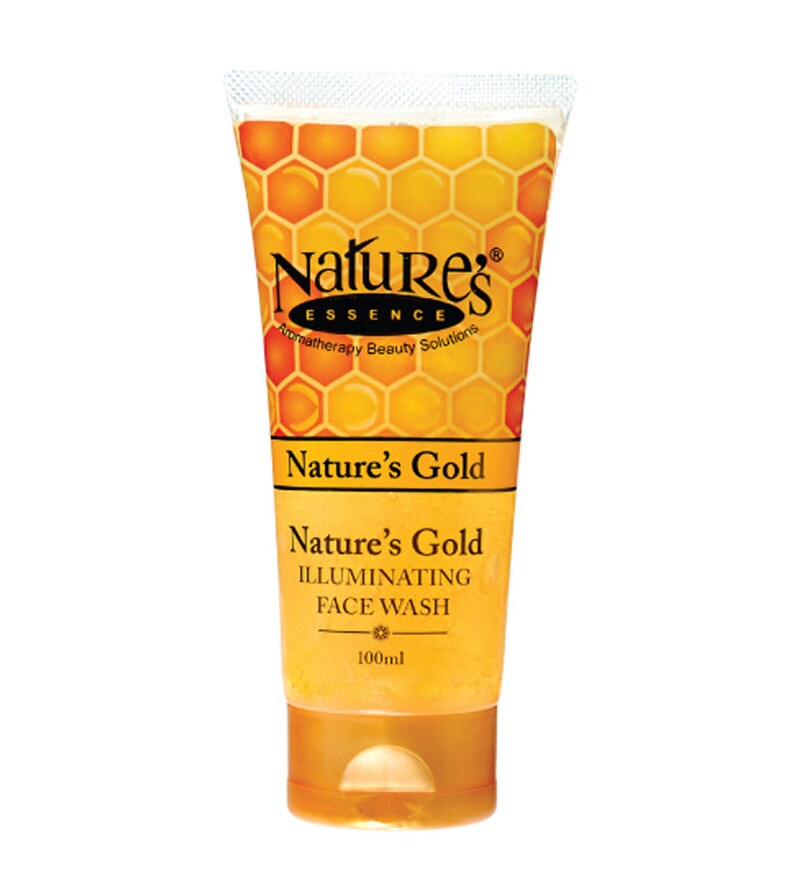 gold illuminating face wash