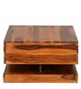 Nave Solid Wood Coffee Table In Natural Teak Finish