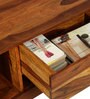 Nave Solid Wood Coffee Table In Natural Teak Finish