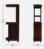 Naagin Sheesham Wood Bar Cabinet in Provincial Teak Finish