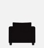 Nabi Fabric 1 Seater Sofa in Cara Brown Colour